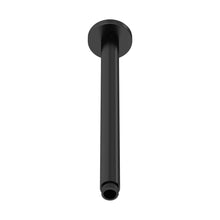 Nuie Shower Arms Ceiling-mounted Arm Contemporary Matt Black Brass 380x60x60mm - JJ Building Materials