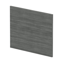 Nuie Shower Bath End Panel (700mm) Contemporary Anthracite Woodgrain MFC Textured Woodgrain 520x680x18mm - JJ Building Materials