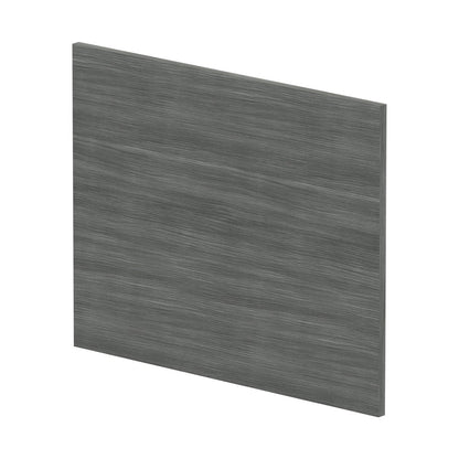 Nuie Shower Bath End Panel (700mm) Contemporary Anthracite Woodgrain MFC Textured Woodgrain 520x680x18mm - JJ Building Materials