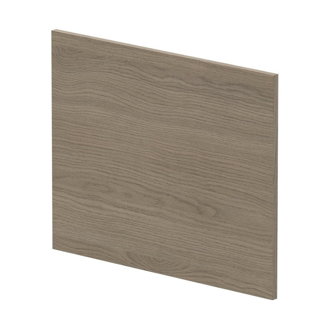 Nuie Shower Bath End Panel (700mm) Contemporary Solace Oak MFC Textured Woodgrain 520x680x18mm - JJ Building Materials