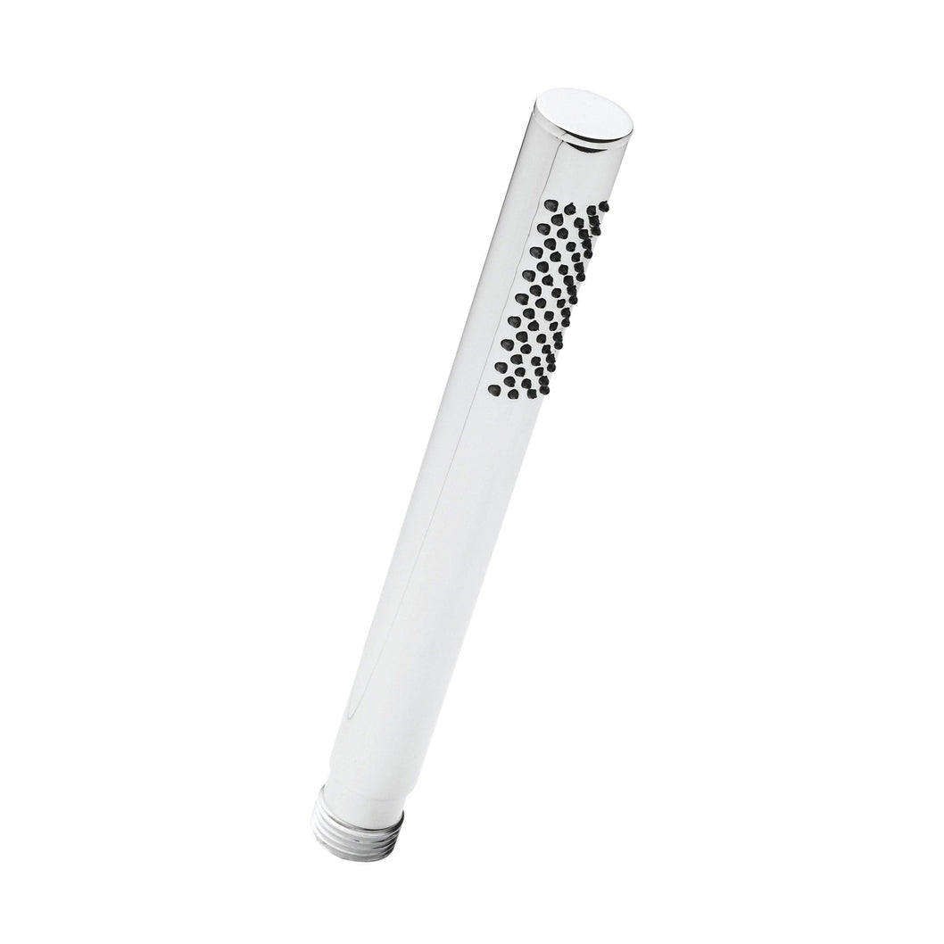 Nuie Shower Parts Brass Pencil Handset Contemporary Chrome Stainless Steel 195x28x28mm - JJ Building Materials