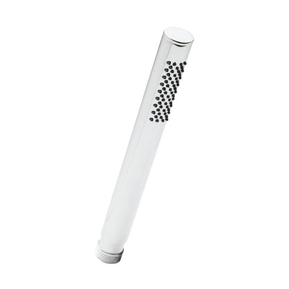Nuie Shower Parts Brass Pencil Handset Contemporary Chrome Stainless Steel 195x28x28mm - JJ Building Materials