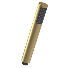 Nuie Shower Parts Easy-clean Handset Contemporary Brushed Brass ABS 210x30x30mm - JJ Building Materials