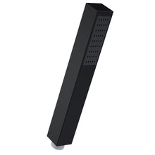 Nuie Shower Parts Minimalist Handset Contemporary Matt Black ABS 231x28x28mm - JJ Building Materials