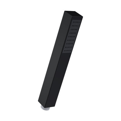Nuie Shower Parts Minimalist Handset Contemporary Matt Black ABS 231x28x28mm - JJ Building Materials