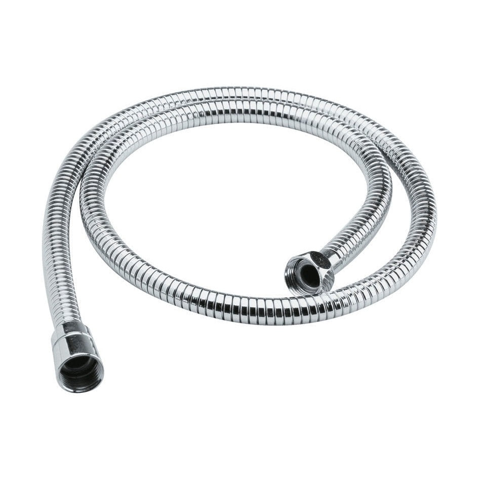 Nuie Shower Parts Shower Flex Contemporary Chrome Brass 2000x15x15mm - JJ Building Materials
