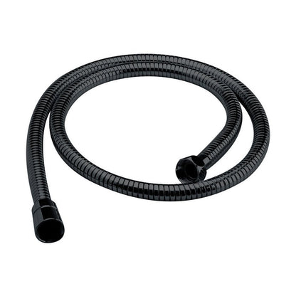 Nuie Shower Parts Shower Flex Contemporary Matt Black Brass 1500x15x15mm - JJ Building Materials