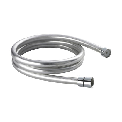 Nuie Shower Parts Smooth Silver Shower Flex Contemporary Chrome ABS,plastic - JJ Building Materials