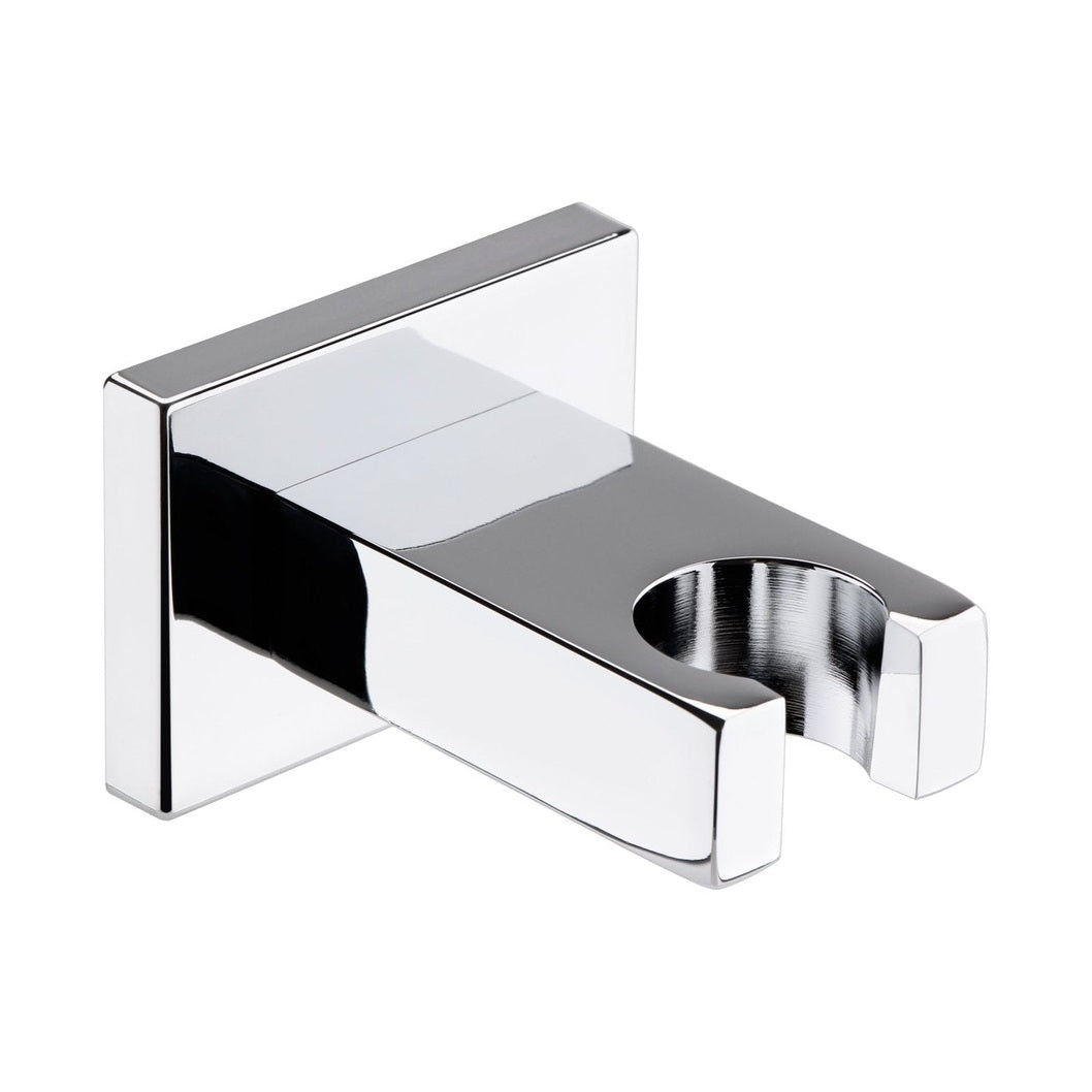 Nuie Shower Parts Wall Bracket Contemporary Chrome Brass 68x60x43.5mm - JJ Building Materials