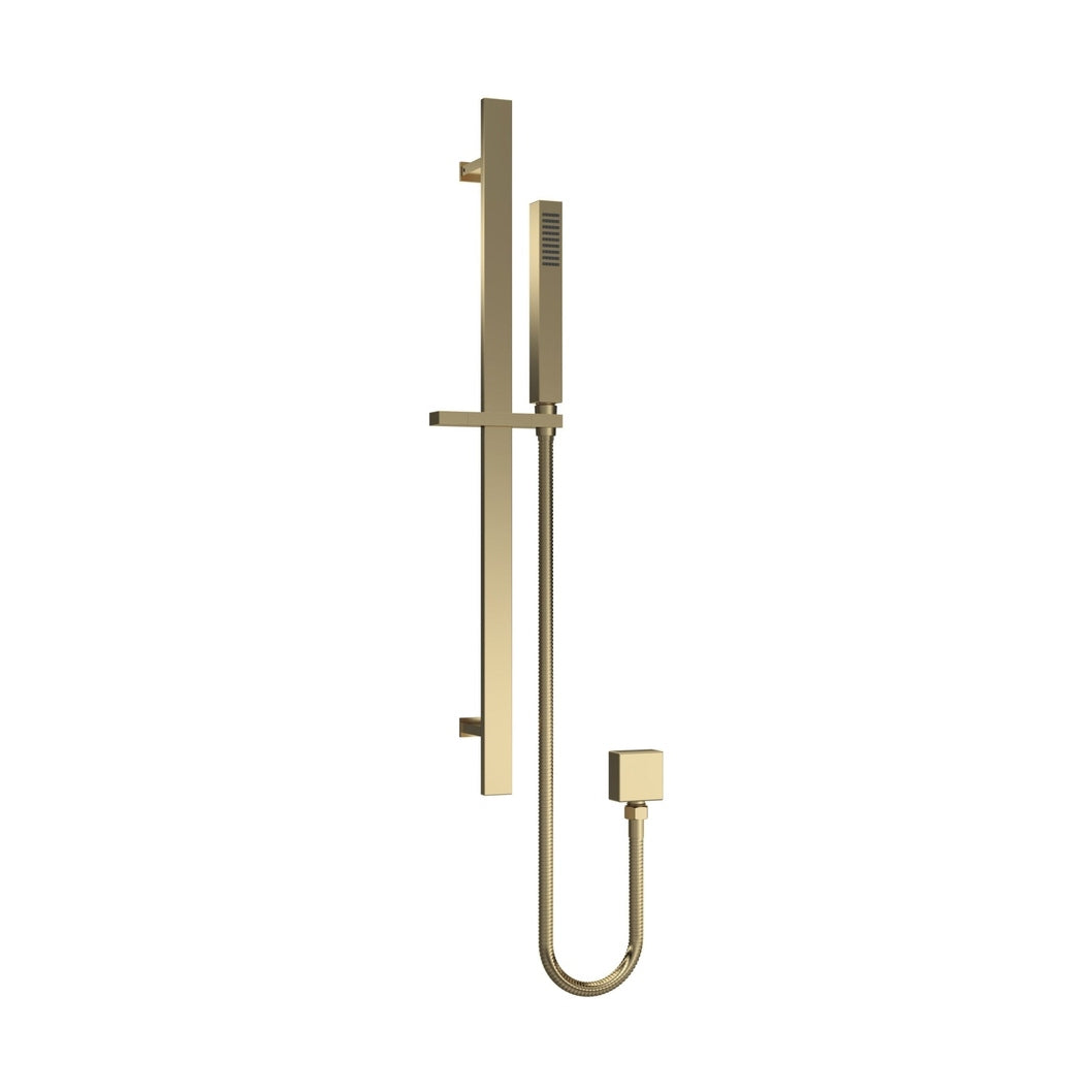 Nuie Slide Rail Kit Contemporary Brushed Brass Brass ABS 685x129x65mm - JJ Building Materials