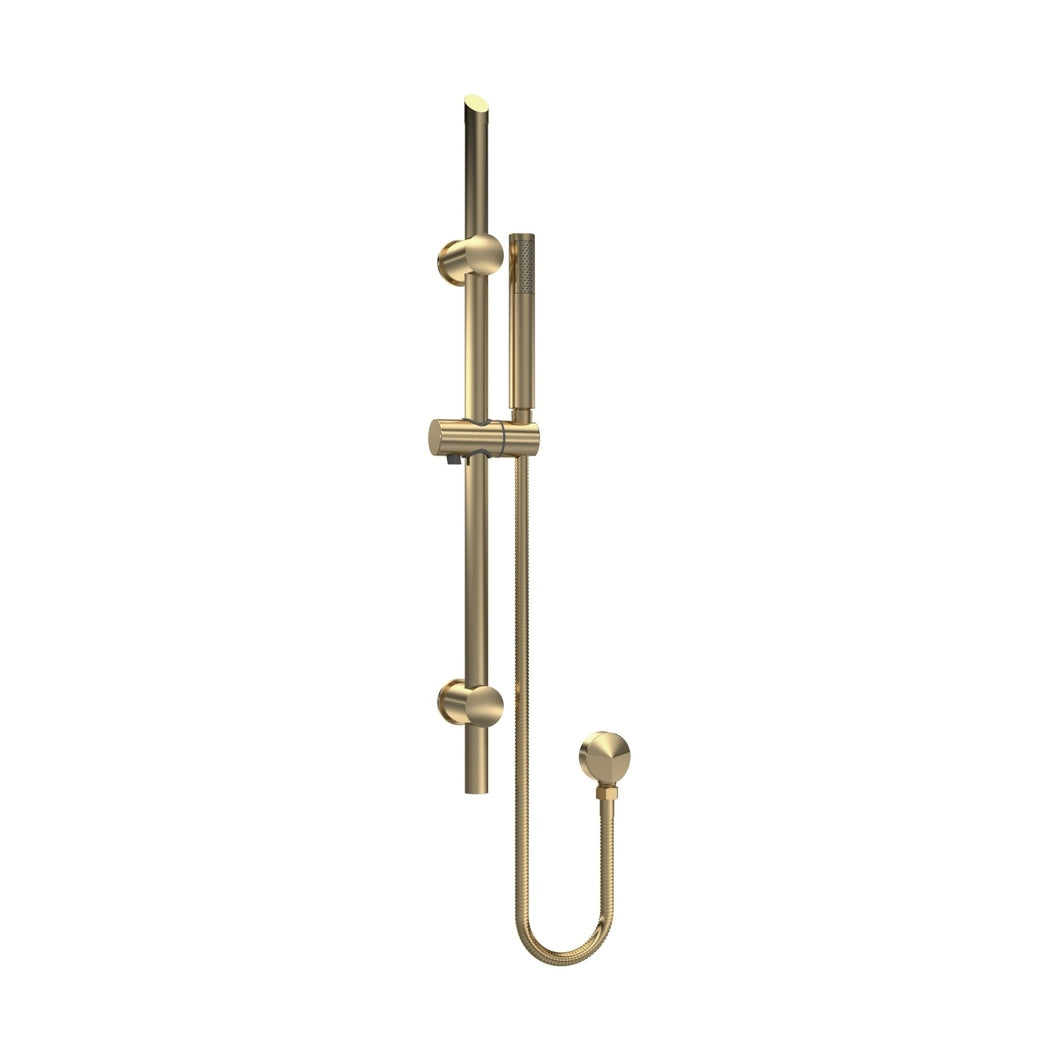 Nuie Slide Rail Kit Contemporary Brushed Brass Brass ABS 740x140x76mm - JJ Building Materials