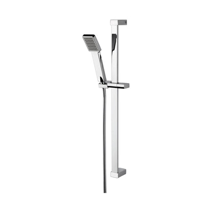 Nuie Slide Rail Kit Contemporary Chrome Brass ABS 700x660x70mm - JJ Building Materials