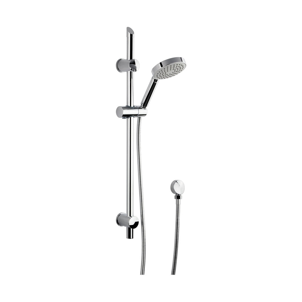 Nuie Slide Rail Kit Contemporary Chrome Brass ABS 740x96x76mm - JJ Building Materials