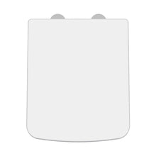 Nuie Soft Close Toilet Seat Contemporary White Stainless Steel Nylon,urea 53x358x435mm - JJ Building Materials