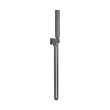 Nuie Sq Outlet Elbow C/w Parking Bkt & Kit Contemporary Brushed Pewter Brass ABS 1265x30x55mm - JJ Building Materials