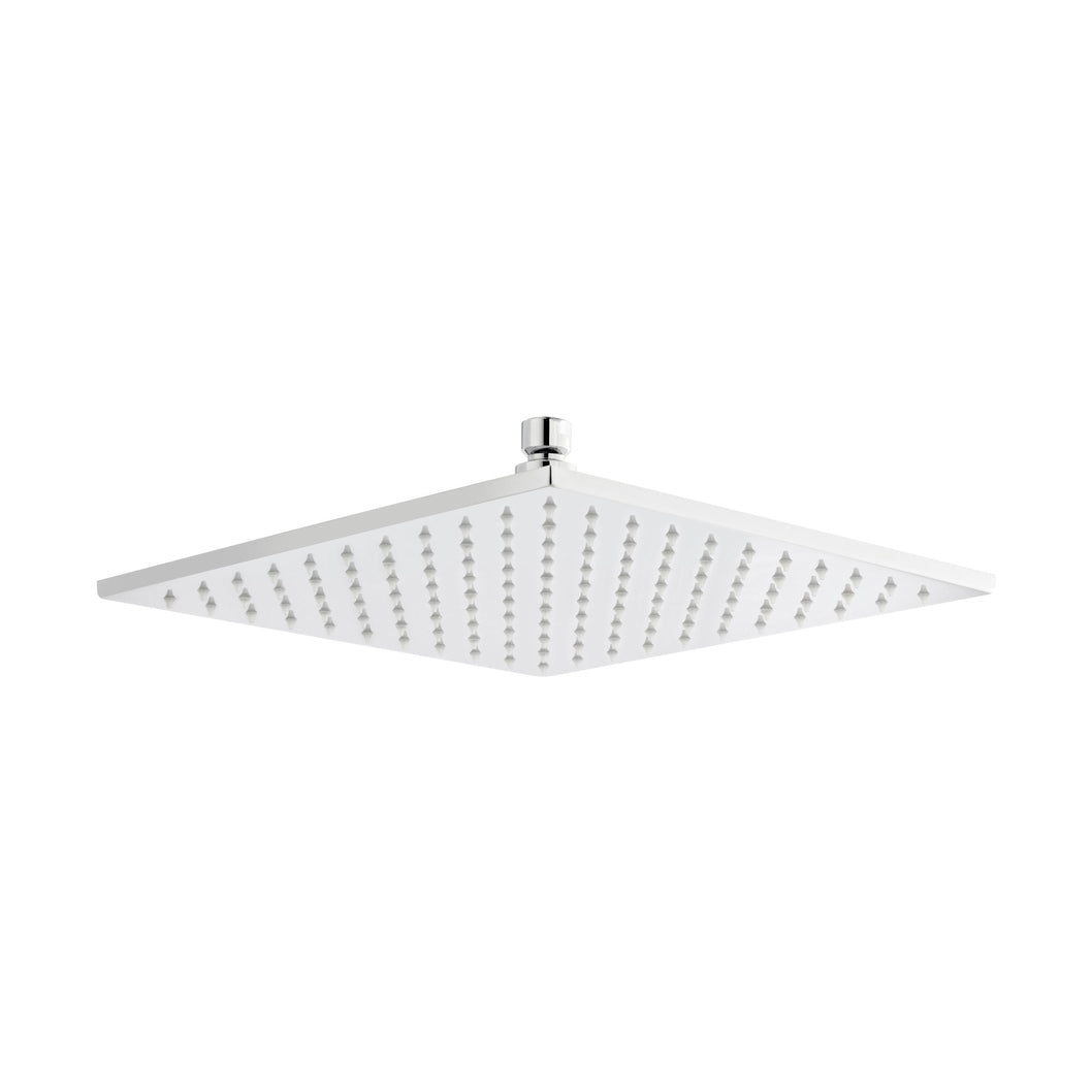 Nuie Square Led Fixed Head Contemporary Chrome Brass 58x300x300mm - JJ Building Materials
