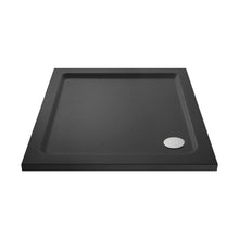 Nuie Square Trays Square Shower Tray 700 X 700mm Contemporary Grey Slate Acrylic Capped ABS Caco3 And Pu - JJ Building Materials