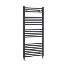 Nuie Straight Ladder Rail Contemporary Anthracite Steel 1150x500x30mm - JJ Building Materials