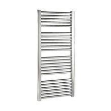 Nuie Straight Ladder Rail Contemporary Chrome Steel 1150x500x30mm - JJ Building Materials