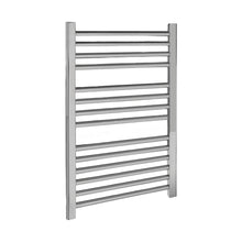 Nuie Straight Ladder Rail Contemporary Chrome Steel 700x500x30mm - JJ Building Materials