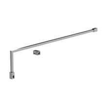 Nuie Support Bar Kit Contemporary Chrome Stainless Steel 150x15x1000mm - JJ Building Materials