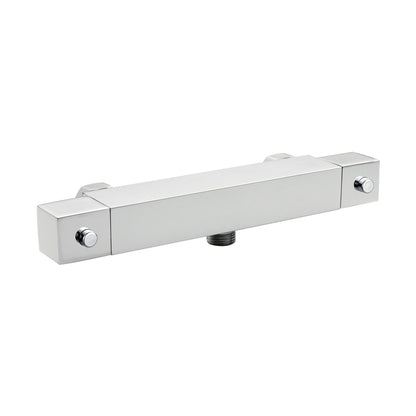 Nuie Thermostatic Bar Valve Contemporary Chrome Brass ABS 32x257x40mm - JJ Building Materials