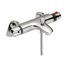 Nuie Thermostatic Bath Shower Mixer Contemporary Chrome Brass,brass ABS 40x288x195mm - JJ Building Materials