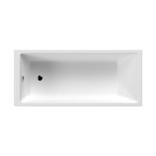 Nuie Thin Edge Single Ended Bath 1700 X 750mm Contemporary White Acrylic - JJ Building Materials