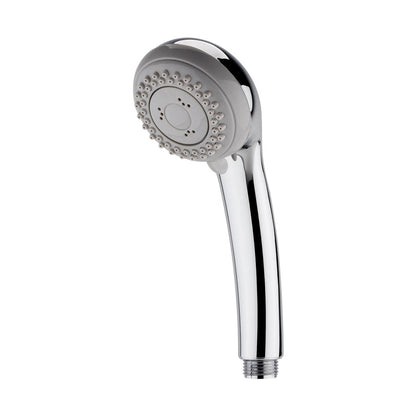 Nuie Three Function Handset Contemporary Chrome ABS 185x70x95mm - JJ Building Materials