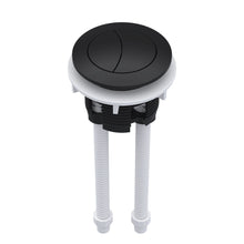 Nuie Toilet Accessories Matt Black Cistern Push Button Contemporary ABS 160x45x45mm - JJ Building Materials
