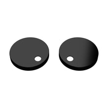 Nuie Toilet Accessories Matt Black Toilet Seat Cover Caps Black Contemporary Stainless Steel 70x70x99mm - JJ Building Materials