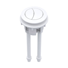 Nuie Toilet Accessories Matt White Cistern Push Button Contemporary ABS 160x45x45mm - JJ Building Materials