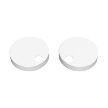 Nuie Toilet Accessories Matt White Toilet Seat Cover Caps Contemporary Stainless Steel 70x70x99mm - TSC102 - JJ Building Materials