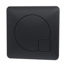 Nuie Toilet Accessories Square Dual Flush Black Push Button Contemporary ABS 70x70x99mm - JJ Building Materials