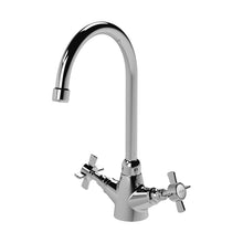 Nuie Traditional Mono Sink Mixer Chrome Brass 345x180x165mm - JJ Building Materials