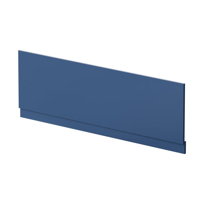 Nuie Urban 1700mm Bath Front Panel Contemporary Satin Blue MDF Painted Matt 560x1695x36mm - JJ Building Materials
