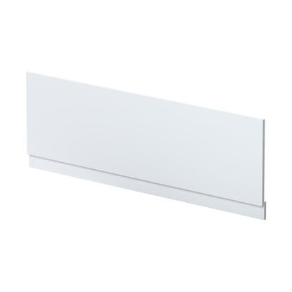 Nuie Urban 1700mm Bath Front Panel Contemporary Satin White MDF Painted Matt 560x1695x36mm - JJ Building Materials