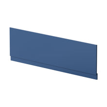Nuie Urban 1800mm Bath Front Panel Contemporary Satin Blue MDF Painted Matt 560x1795x36mm - JJ Building Materials