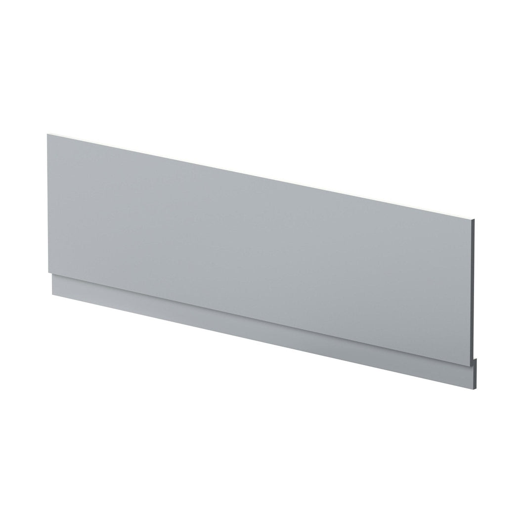 Nuie Urban 1800mm Bath Front Panel Contemporary Satin Grey MDF Painted Matt 560x1795x36mm - JJ Building Materials