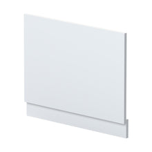 Nuie Urban 700mm Bath End Panel Contemporary Satin White MDF Painted Matt 560x680x36mm - JJ Building Materials