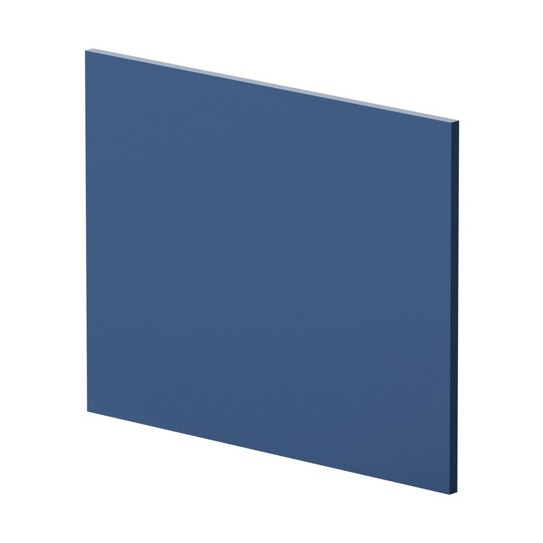 Nuie Urban 700mm Square Shower Bath End Panel Contemporary Satin Blue MDF Painted Matt 540x680x18mm - JJ Building Materials