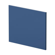 Nuie Urban 700mm Square Shower Bath End Panel Contemporary Satin Blue MDF Painted Matt 540x680x18mm - JJ Building Materials