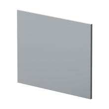 Nuie Urban 700mm Square Shower Bath End Panel Contemporary Satin Grey MDF Painted Matt 540x680x18mm - JJ Building Materials