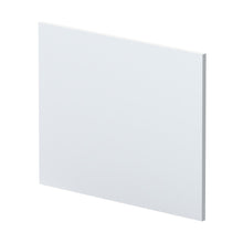 Nuie Urban 700mm Square Shower Bath End Panel Contemporary Satin White MDF Painted Matt 540x680x18mm - JJ Building Materials