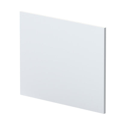 Nuie Urban 700mm Square Shower Bath End Panel Contemporary Satin White MDF Painted Matt 540x680x18mm - JJ Building Materials