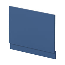 Nuie Urban 750mm Bath End Panel Contemporary Satin Blue MDF Painted Matt 560x730x36mm - JJ Building Materials