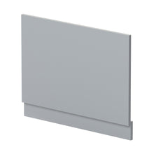 Nuie Urban 750mm Bath End Panel Contemporary Satin Grey MDF Painted Matt 560x730x36mm - JJ Building Materials