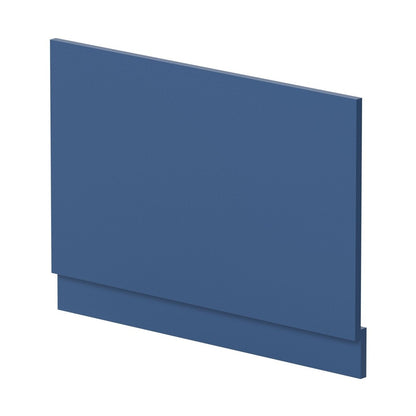 Nuie Urban 800mm Bath End Panel Contemporary Satin Blue MDF Painted Matt 560x780x36mm - JJ Building Materials