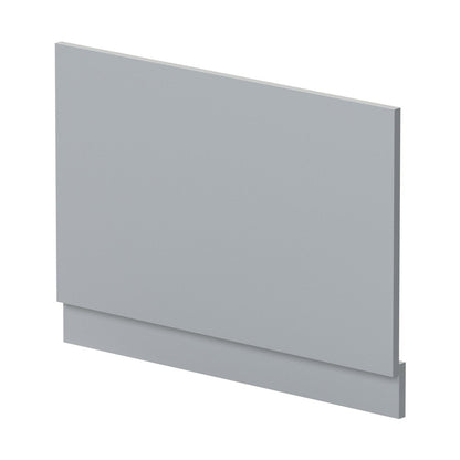 Nuie Urban 800mm Bath End Panel Contemporary Satin Grey MDF Painted Matt 560x780x36mm - JJ Building Materials