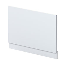 Nuie Urban 800mm Bath End Panel Contemporary Satin White MDF Painted Matt 560x780x36mm - JJ Building Materials